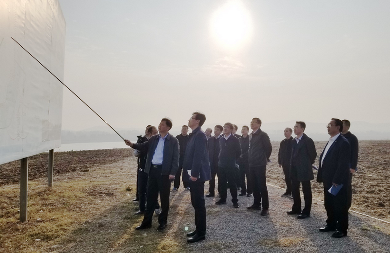 国家发改委振兴司副司长王冬欣调研淮北中湖PPP项目