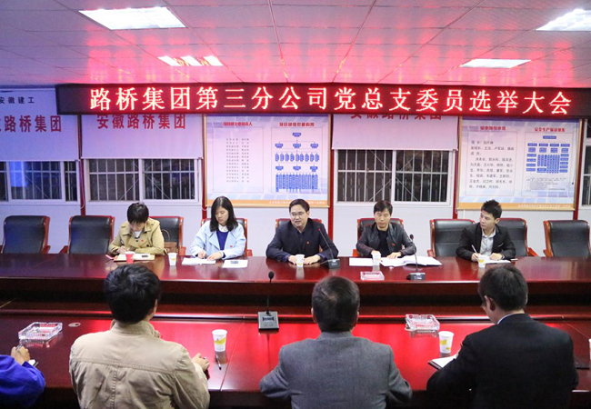 路桥集团下层党组织开展换届选举事情