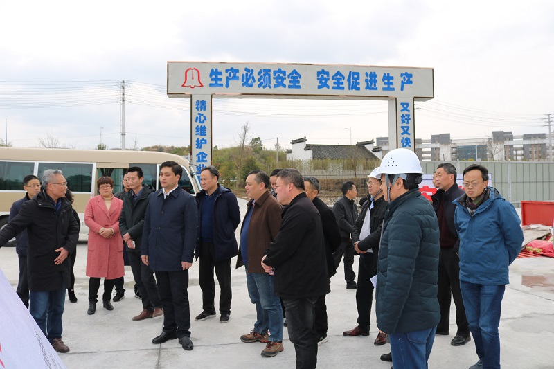 绩溪县县长何刚赴安建投资绩溪PPP项目调研