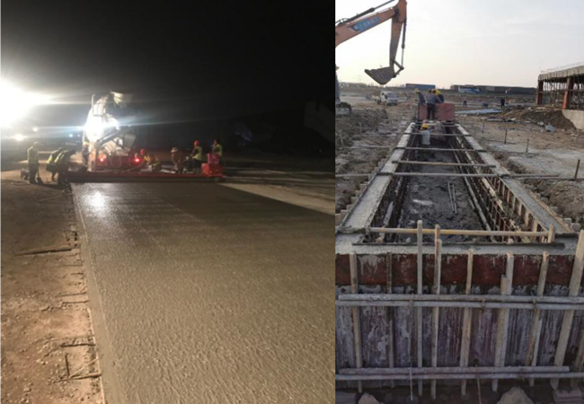 路桥集团劳动竞赛系列报道（六）——合安高速01标丰乐服务区掀起大干热潮