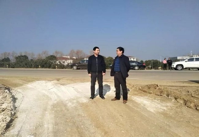 路桥集团党委副书记、总司理欧阳志宜S316-01标检查指导事情