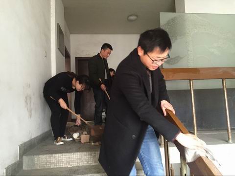 安徽一建团委开展学雷锋青年自愿队服务活动