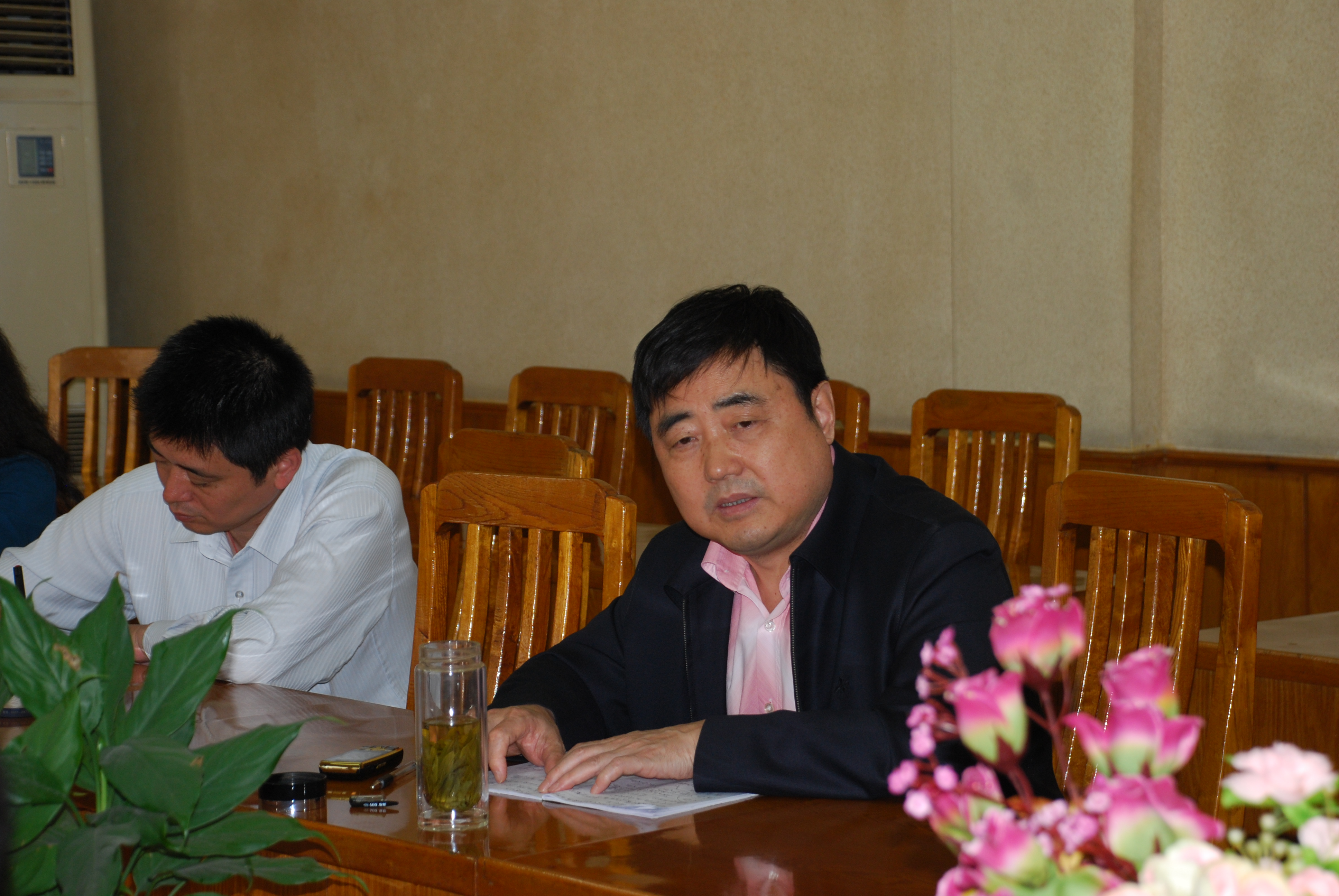 胡运成董事长到安徽三建公司调研指导事情