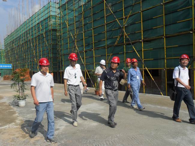海内公司承建的全椒青年城项目（二标段）顺遂通过滁州市清静文昭树模工地验收