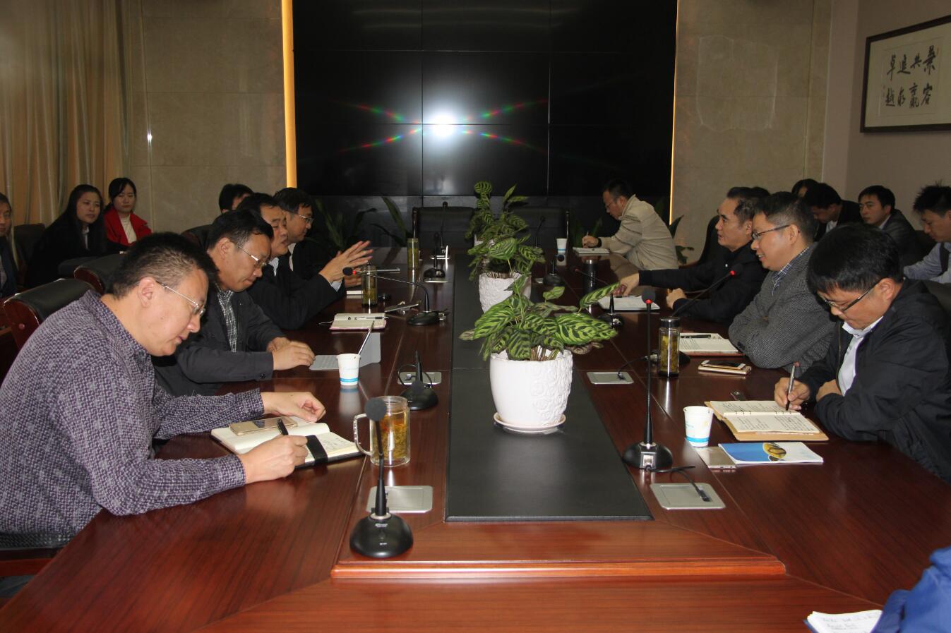 集团公司副总司理戴良军一行赴安徽三建调研指导事情