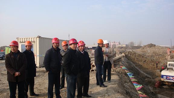 省交通厅质检站到省路港承建的合肥港工地举行清静督查
