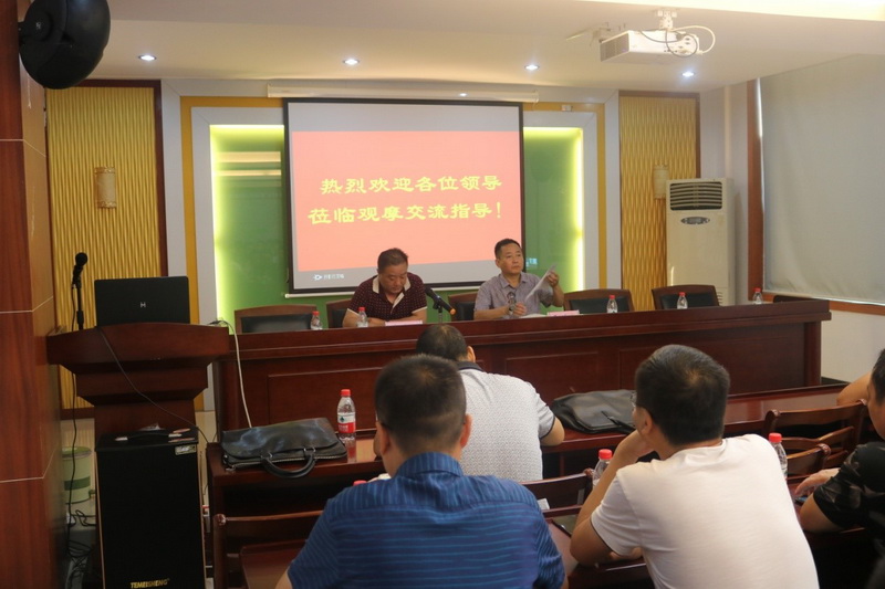 广德县交通系统“清静生产月”观摩团走进S215项目