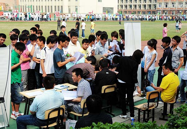 安徽365英国上市技师学院校园招聘会效果丰硕