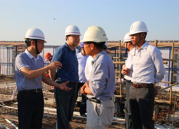 住建部质安司及省质监总站向导一行调研安徽三建修建工业化生长