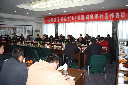 安徽省路港工程有限责任公司二OO八年度财务事情聚会在巢湖胜利召开