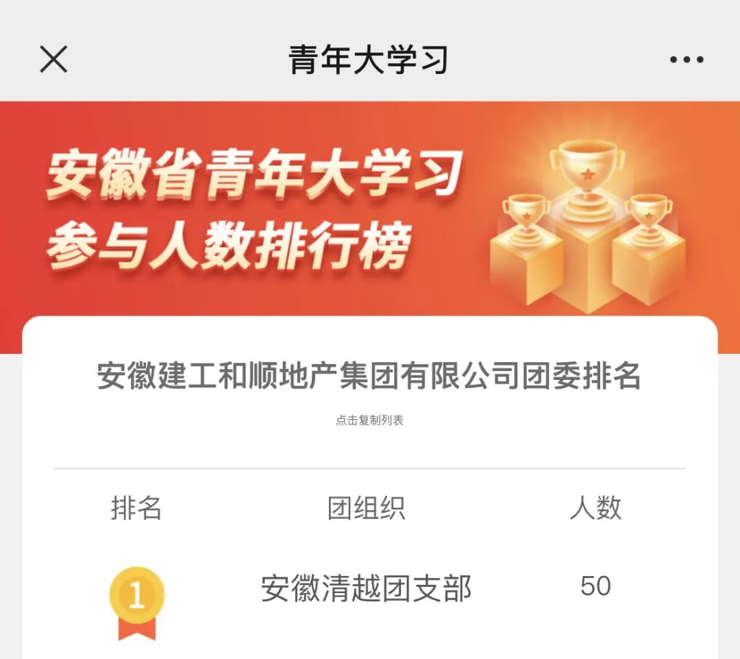 青春正其时 奋勇争领先：省属企业五四红旗团支部风范展——温顺地产安徽清越团支部