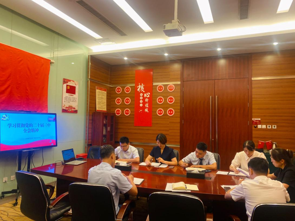 深学细悟笃行丨旅馆公司所属单位深入学习宣传贯彻党的二十届三中全会精神