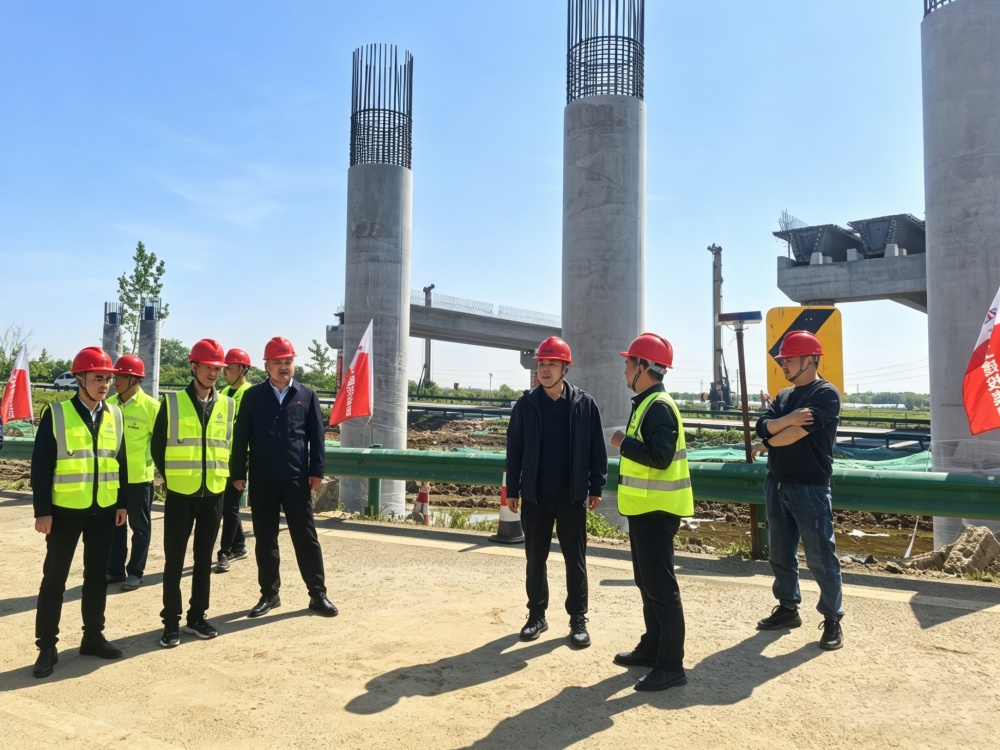 江总(路口支线.jpg 365英国上市建投向导“五一”时代深入项目一线开展清静生产带班检查